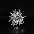 Miniatyrbild 3 av 5: Crystal Flower Brosch - Blå