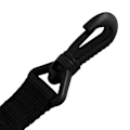 Miniatyrbillede 3 af 5: Mundstykkeholder til dykkerregulator med webbing og clips, sort