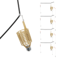 Miniatyrbillede 3 af 8: 4 stk. bærbar letvægts fiskefoder bur lokkemad fælde kurv feeder holder fiskegrej tilbehør 30g 4 stk.