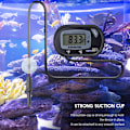 Miniatyrbillede 5 af 8: LCD Digital Akvarie Termometer med sugekop Fisketank Vand Terrarium Temperatur til fisk og krybdyr