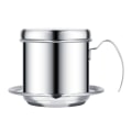 Miniatyrbilde 1 av 8: Rustfritt stål kopp vietnamesisk kaffedrypp Filter Maker Infuser Home Sliver
