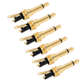 Miniatyrbillede 4 af 8: 100 stk. 2-polet 3,5 mm mono hovedtelefonstik stik udskiftning DIY AUX adapter reparation