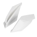 Miniatyrbild 2 av 8: Motorcykel Aerodynamiska Winglets Spoiler Vinge Universell Modifieringstillbehör Vit