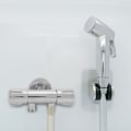 Miniatyrbilde 6 av 8: Kobber dobbel bryter utløpsvinkelventil toalett bidet dusj kran baderomstilbehør G1/2