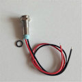 Miniatyrbillede 3 af 5: 2 stk. 220V 6mm Signal Strømforsyning LED Metal Indikator Lys Lampe Blå & Rød-