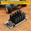 Miniatyrbild 4 av 5: AM32 ESC V2.5 75A Borstlös ESC Enkel Kropp Guld Förseglad RC Bil ESC