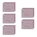 Miniatyrbilde 1 av 5: 10 stk. multifunksjonelle oppvaskkluter, gjenbrukbare skrubbeputer, rosa