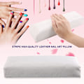 Miniatyrbild 8 av 8: Stripe högkvalitativt läder Nail Art Kudde Manikyr Mjuk svamp Handstöd Kuddhållare 03#