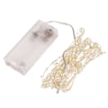 Miniatyrbillede 2 af 8: 4 stk Perler String Lights Hvide Perler DIY Attraktivt dekorativt plast Metal Lavspændings LED String Lights