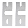 Miniatyrbild 1 av 8: 2st Hot End Fast Plate Mount Aluminiumlegering rektangulär för Reprap V6 3D-skrivare