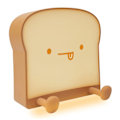 Miniatyrbild 1 av 5: Toast Bröd LED Nattlampa - Söt, Laddningsbar, Timer, Bärbar - Perfekt Födelsedagspresent för Tonåringar