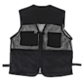 Miniatyrbillede 4 af 8: Militærvest Slidstærk åndbar Multi Pocket Mesh fiskevest til udendørs aktiviteterL Sort