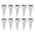 Pikkukuva 2 / 8: 10 kpl Halloween-asun kynnet Gothic Punk Sormukset Retro Nail Ring Claws Full Finger Sormukset