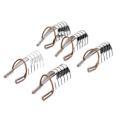 Miniatyrbild 6 av 8: 25 st Nail Extension Forms Guide Aluminiumram Återanvändbar franska nagel UV Gel Protector Forms