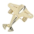 Miniatyrbillede 5 af 8: Jagerfly Cocktailsi, rustfrit stål barsi til hjemmebaren, professionelle bartendere, guld