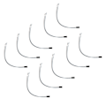Miniatyrbillede 3 af 8: 10 stk. G4 LED-pære fatning silikone halogen base lampeholder G4 fatning til MR16 MR11
