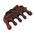 Miniatyrbilde 7 av 8: Meridians Comb Static Free 5 Teeth Head Hodehodebunn Kompositt Tre Massasje Kam for kvinner Menn