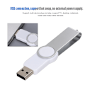 Miniatyrbillede 6 af 8: 32G ABS Bærbar Drejelig Hætte USB2.0 U Disk til Windows Vista/7/10/Mac Hvid