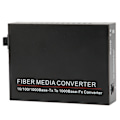 Miniatyrbilde 2 av 8: Fiber Transceiver TBC‑MC3600E‑SFP Full Duplex Half Duplex Gigabit Fiber Optic Router med plugg for strømforsyning 100‑240VUS plugg