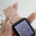 Pikkukuva 3 / 5: PC-rannekkeet älykellohihnat metallilukolla Iwatch 1 2 3 4 5 6 7 Se Pink 38 40 41mm