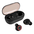 Pikkukuva 2 / 8: TWS Mini Bluetooth Langattomat Kuulokkeet Magneettinen Lataus Binaural Puhelu UrheilukuulokkeetMusta
