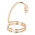 Miniatyrbillede 5 af 8: Moderigtigt fingerneglering galvaniseret kobber manicurering neglekunsttilbehør guld