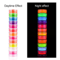 Miniatyrbild 5 av 8: Luminous Neonpulver för Naglar Neon Effekt Glittrande Gradienter Nagelkonst Glitterpulver i Mörkret DIY Konst och Hantverk