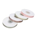 Miniatyrbild 2 av 8: 4 st 9 mm transparent chiffongband i polyester, dekorativt band för presentinslagning