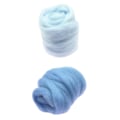 Miniatyrbillede 1 af 5: 2 Stykker Roving Fiber Håndspinding Håndværk til Dukke Håndlavet