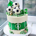 Pikkukuva 4 / 4: Lasten Koripallo Jalkapallo Teemajuhla Cupcake Topper - Hyvää Syntymäpäivää Kakun Koriste Lippu koripallo 2