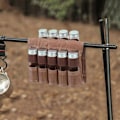 Miniatyrbilde 4 av 5: Bærbar krydderpose med 4/9 krydderglass, krydderorganisator, flaskeholder - B16 liten lerretspose