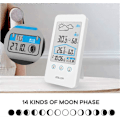 Miniatyrbild 3 av 5: Digital Termometer Hygrometer Praktiska Trådlösa Väderstationer med Utomhussensor Barometer Bakgrundsbelysning Tidsvisning
