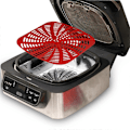 Pikkukuva 5 / 5: Roiskesuoja Ninja Air Fryer -sisägrilliin, punainen