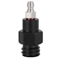 Miniatyrbilde 1 av 8: 8mm hann hurtigkobling til hann gjenge TR21-4 CO2 sylinder tank adapter kobling for Soda Club(svart )