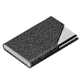 Miniatyrbillede 2 af 8: Visitkortholder i rustfrit stål, innovativ visitkortholder, sort 007#