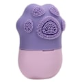 Miniatyrbillede 8 af 8: Is Face Roller Cold Ice Mold Holder Silicone Reusable for Face Beauty DIY Facial Care Purple Cat Claw with Comb