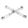 Miniatyrbilde 4 av 8: Front Sway Bar Arms 2.7inch Arms Aluminiumlegering Sterk Robust RC Biltilbehør for 1/7 FjernkontrollbilSølv