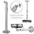 Miniatyrbilde 1 av 5: Universal Projektorfeste i Aluminium, 20-40 cm Lengde, 15 kg Kapasitet