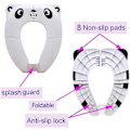 Miniatyrbillede 5 af 5: [Opgraderet Version] Baby Toiletreducer - Rejse Sammenklappeligt Toiletsæde Bærbart Pottetræningssæde til Børn