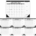 Miniatyrbillede 2 af 5: 2023-2024 Skrivebords Kalender, 18 Måneder Skrivebords Kalender/Vægkalender Combo, 17\" x 12\", Januar 2023-Juni 2024, Fremhæv Helligdage, Planlægningskalender, Tyk P