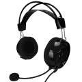 Miniatyrbillede 6 af 8: Gaming Headset Kablet Komfortabel multifunktionel flerfarvet RGB-hovedtelefon med omnidirektionel mikrofon Sort