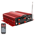 Miniatyrbillede 8 af 8: Bilforstærker Digital Audioforstærker 30W 4CH Stereo Effektforstærker Universal til MP3 MP4 DVD VCD FM USB Afspilning