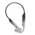 Pikkukuva 7 / 8: Open Ear Bone Conduction -kuulokkeet Bluetooth 5.0 sisäänrakennettu mikrofoni IP56 vedenpitävät langattomat urheilukuulokkeet juoksuun musta harmaa