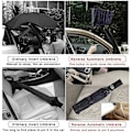 Miniatyrbillede 3 af 5: Vindtæt Rejseparaply Kompakt Foldbar Omvendt Paraply