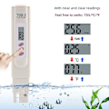 Miniatyrbillede 3 af 5: Bærbar Digital LCD Drikkevandsmåler TDS-3 Tester Vandkvalitetspen Temperaturpen