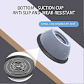 Miniatyrbillede 3 af 5: Universal 4-delt Vaskemaskine Fodpuder Anti-vibration Vaskemaskine Måtte - Skridsikre Gummipuder / Fødder Stabilisator Sokkel Zekai