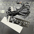 Miniatyrbillede 2 af 5: Bundkort Usb2.0 9pin Hub Splitter 1 Ind 4 Ud 20cm Forlængerkabel Konnektor