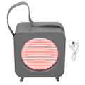 Miniatyrbild 1 av 8: A29 Bluetooth-högtalare, bärbar retro trådlös högtalare utomhus subwoofer grå