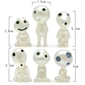 Miniatyrbild 4 av 5: Princess Mononoke Lysande Trädälva Figurer Set om 6 - Trädgårdstillbehör för Utomhusbruk