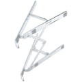 Miniatyrbillede 3 af 8: Bærbar computer stand foldbar med AntiSkid Strip Triangular Sturdy Form til 15,6in Under bærbar computer